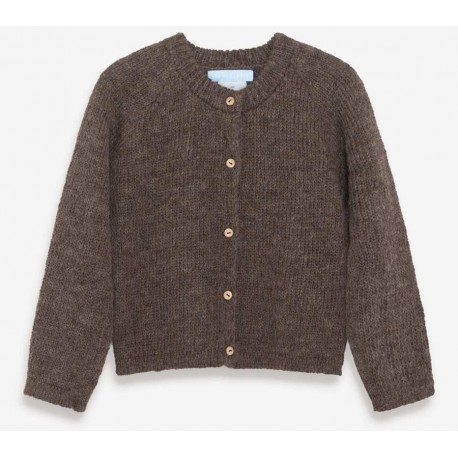 serendipity organics - Bio Kinder Strickjacke, Alpakawolle, pine Cone