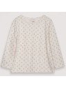 serendipity organics - Bio Kinder Langarmshirt mit Korallenblüten-Allover