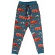 Walkiddy - Bio Kinder Sweathose mit Feuerwehr-Allover