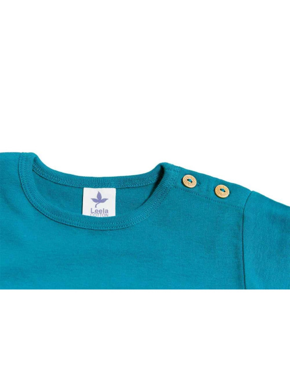Leela Cotton - Bio Kinder T-Shirt, seaport
