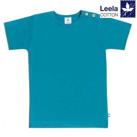 Leela Cotton - Bio Kinder T-Shirt, seaport