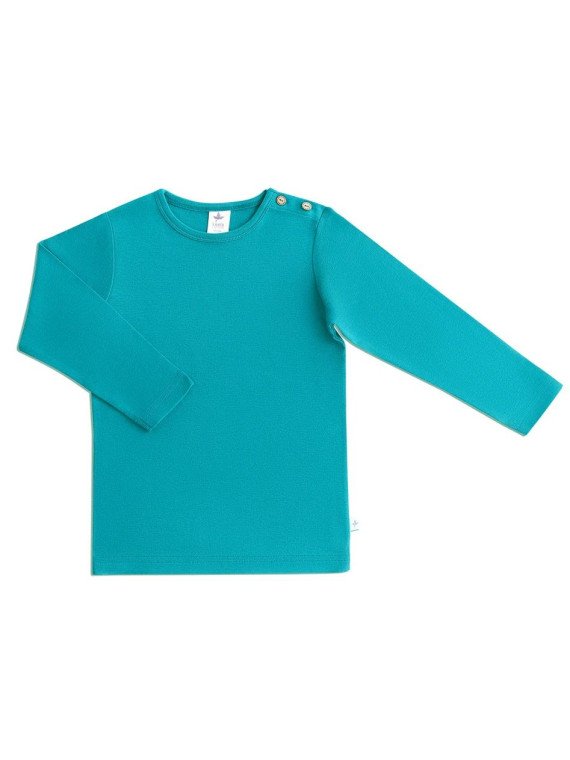Leela Cotton - Bio Kinder Langarmshirt, lapis