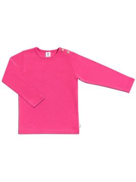 Leela Cotton - Bio Kinder Langarmshirt, pink