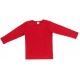 Leela Cotton - Bio Kinder Langarmshirt, ziegelrot