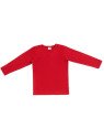 Leela Cotton - Bio Kinder Langarmshirt, ziegelrot