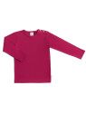 Leela Cotton - Bio Kinder Langarmshirt, fuchsia