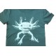 Nüx - Bio Kinder T-Shirt mit Axolotl-Druck, laced green