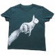 Nüx - Bio Kinder T-Shirt mit Eichhörnchen-Druck, laced green