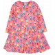 frugi - Bio Kinder Jersey Kleid "Sophia" mit Blumen/Bienen-Allover
