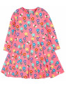 frugi - Bio Kinder Jersey Kleid "Sophia" mit Blumen/Bienen-Allover