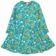 frugi - Bio Kinder Jersey Kleid "FRUGI-Sofia" mit Blumen/Fliegenpilz-Allover