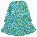 frugi - Bio Kinder Jersey Kleid "FRUGI-Sofia" mit Blumen/Fliegenpilz-Allover