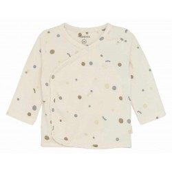 noppies - Bio Baby Wickeljacke zum Binden mit Punkten