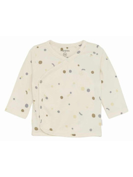 noppies - Bio Baby Wickeljacke zum Binden mit Punkten