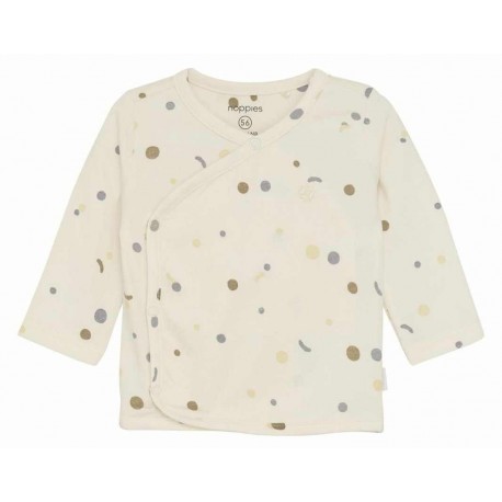 noppies - Bio Baby Wickeljacke zum Binden mit Punkten