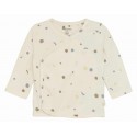 noppies - Bio Baby Wickeljacke zum Binden mit Punkten