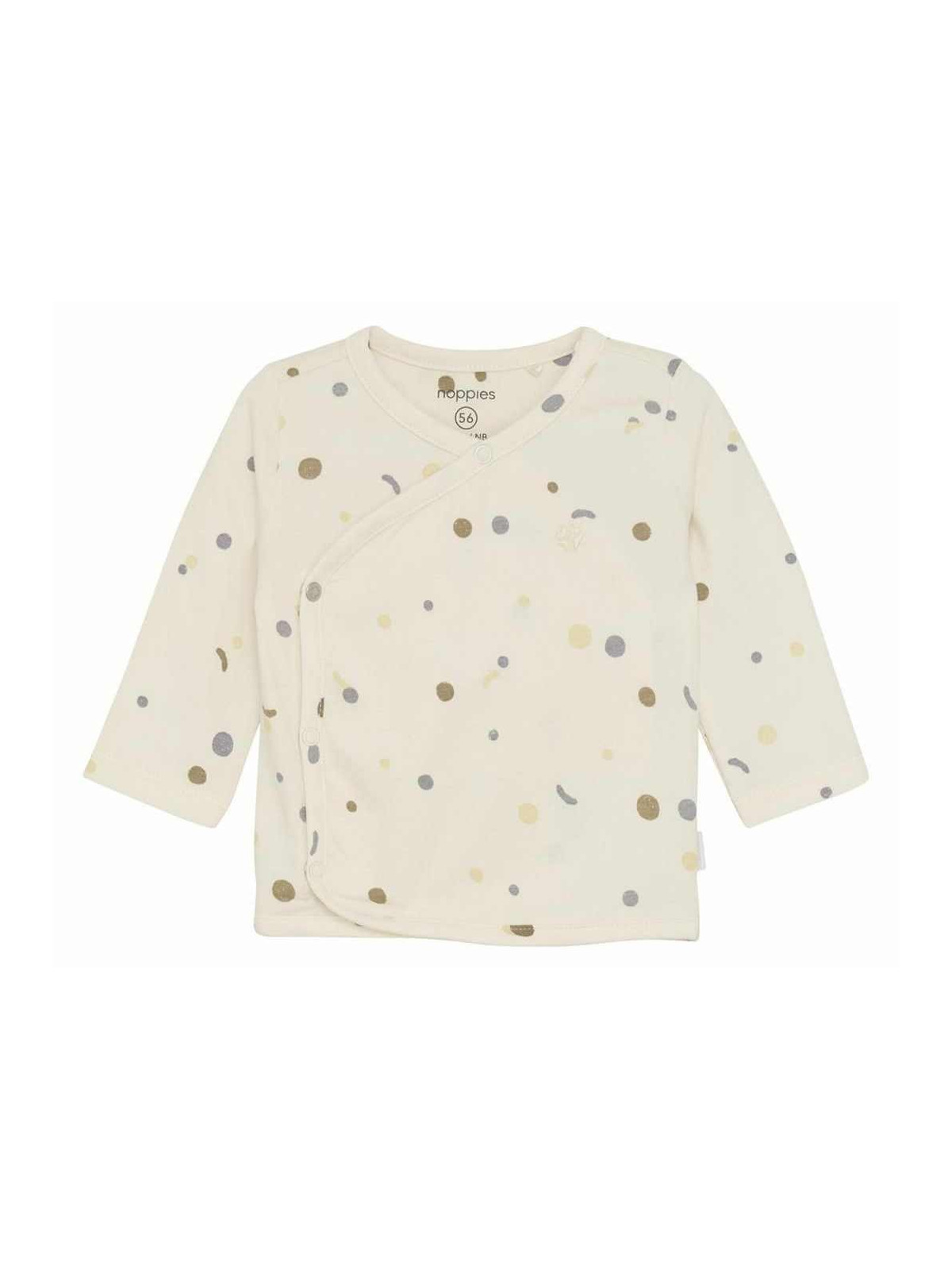 noppies - Bio Baby Wickeljacke zum Binden mit Punkten