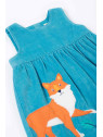 frugi - Bio Kinder Cord Kleid "FRUGI-Lily" mit Fuchs-Applikation