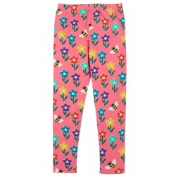 frugi - Bio Kinder Leggings "Libby" mit Blumen/Bienen-Allover