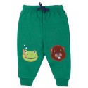 frugi - Bio Kinder Sweathose "Character" mit Biber/Frosch-Patches