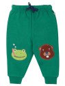 frugi - Bio Kinder Sweathose "Character" mit Biber/Frosch-Patches