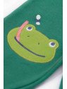 frugi - Bio Kinder Sweathose "Character" mit Biber/Frosch-Patches
