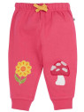 frugi - Bio Kinder Sweathose "Character" mit Fliegenpilz/Sonnenblume-Patches