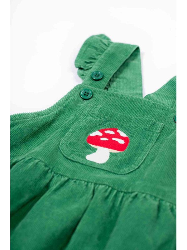frugi - Bio Kinder Cord Kleid "FRUGI-Isla" mit Fliegenpilz-Applikation