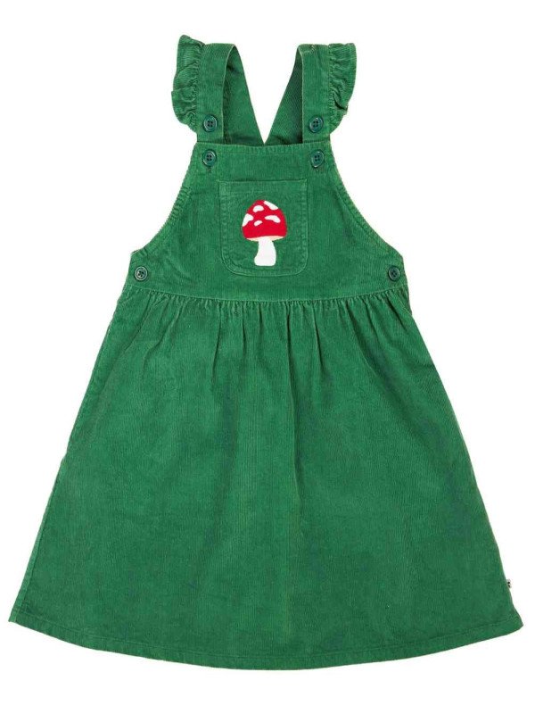 frugi - Bio Kinder Cord Kleid "FRUGI-Isla" mit Fliegenpilz-Applikation