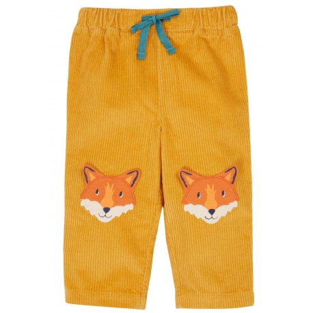 frugi - Bio Kinder Cord Hose "FRUGI-Arlo" mit Fuchs-Patches