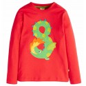 frugi - Bio Kinder Langarmshirt "Magic Number" mit Drachen-Applikation