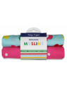 Toby tiger - Bio Mullwindeln mit Blumen- und Punkte-Allover, 2er Pack