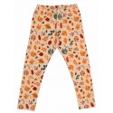 Walkiddy - Bio Kinder Leggings mit Herbstblätter-Allover