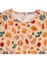 Walkiddy - Bio Kinder Langarmshirt mit Herbstblätter-Allover
