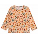 Walkiddy - Bio Kinder Langarmshirt mit Herbstblätter-Allover
