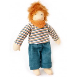 Nanchen Natur - Bio Schmusepuppe "Florian" 38cm