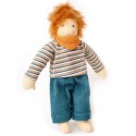 Nanchen Natur - Bio Schmusepuppe "Florian" 38cm