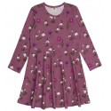 Walkiddy - Bio Kinder Jersey Kleid mit Schneeglöckchen/Krokus-Allover