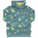 Enfant Terrible - Bio Kinder Sweatshirt mit Ritter-Allover