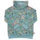 Enfant Terrible - Bio Kinder Sweatshirt mit Aquarellblumen-Allover