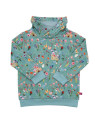 Enfant Terrible - Bio Kinder Sweatshirt mit Aquarellblumen-Allover