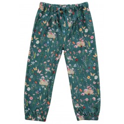 Enfant Terrible - Bio Kinder Webhose mit Jerseyfutter und Aquarellblumen-Allover