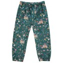 Enfant Terrible - Bio Kinder Webhose mit Jerseyfutter und Aquarellblumen-Allover
