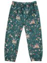 Enfant Terrible - Bio Kinder Webhose mit Jerseyfutter und Aquarellblumen-Allover