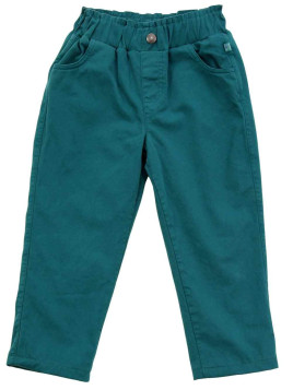 Enfant Terrible - Bio Kinder Webhose mit Jerseyfutter, dark smaragd