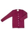 ENGEL - Bio Kinder Strickjacke, Wolle/Seide, orchidee
