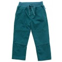 Enfant Terrible - Bio Kinder Stoffhose mit gedoppeltem Knie und Softbund, gefüttert, dark smaragd
