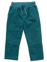 Enfant Terrible - Bio Kinder Stoffhose mit gedoppeltem Knie und Softbund, gefüttert, dark smaragd