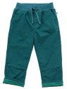Enfant Terrible - Bio Kinder Stoffhose mit gedoppeltem Knie und Softbund, gefüttert, dark smaragd