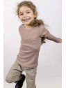 ENGEL - Bio Kinder Unterhemd langarm, Wolle/Seide, dustyrose